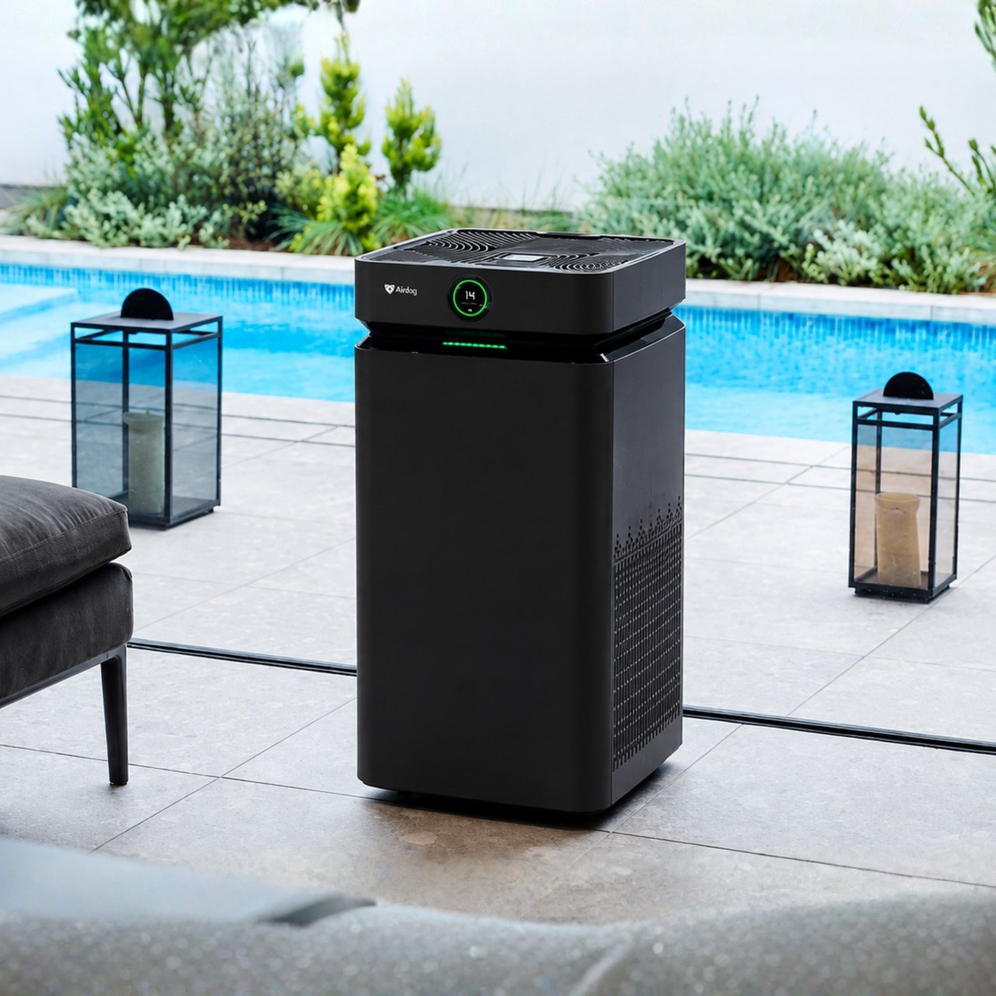 Airdog X8D BLACK Middle East Edition – High-Performance Designer Air Purifier & Air Sanitizer for Extra-Large Rooms