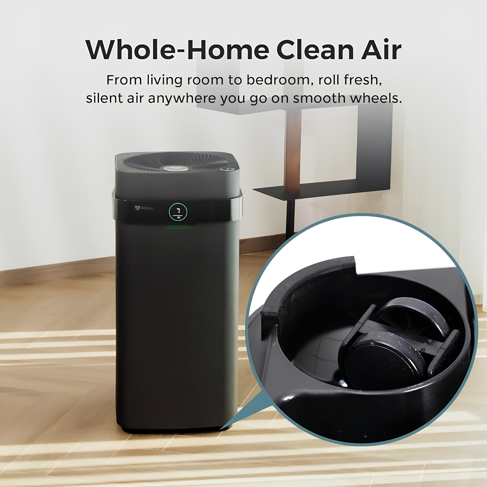 Airdog X5D BLACK Middle East Edition – Advanced Designer Air Purifier & Air Sanitizer for Large Rooms
