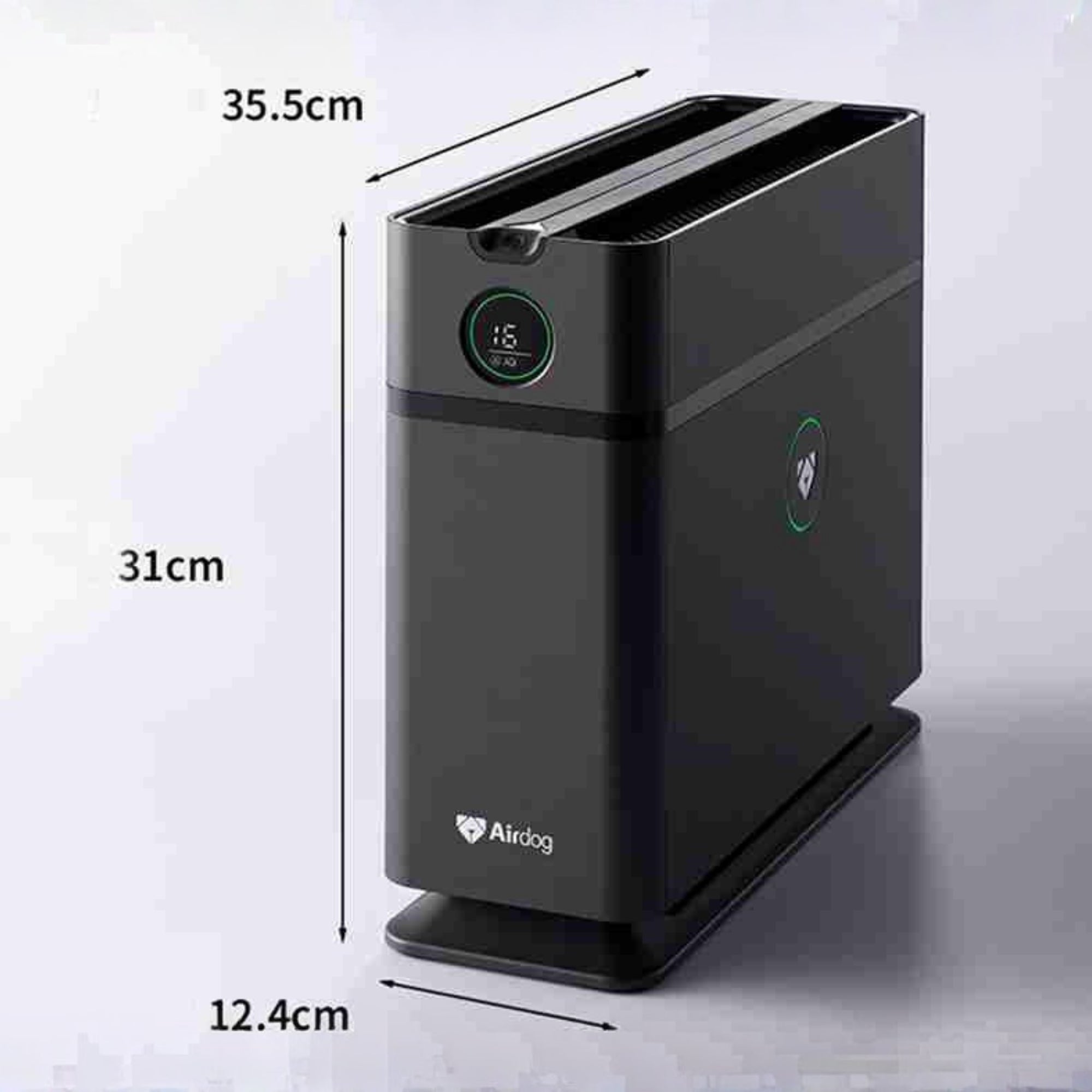 Airdog X1D BLACK Middle East Edition – Ultra-Slim Designer Desktop Air Purifier for Bedrooms, Offices & Small Rooms