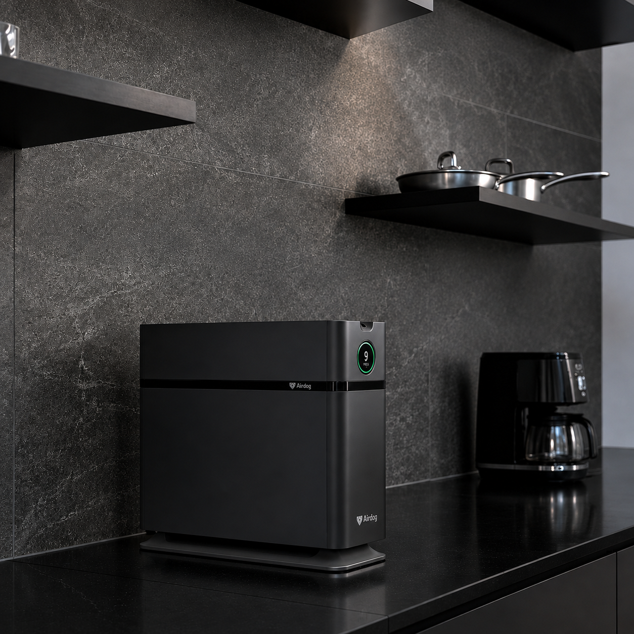 Airdog X1D BLACK - Slim Design Air Purifier – Desktop Model Small Rooms