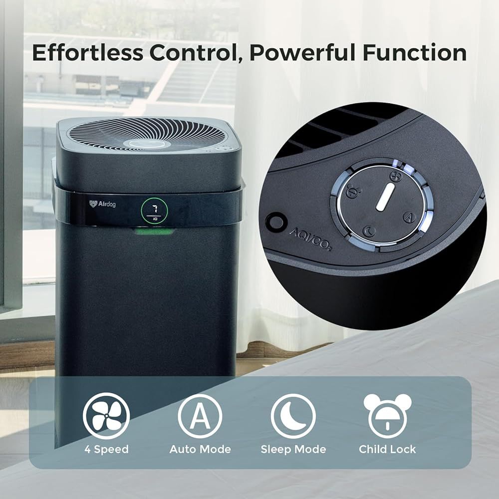 Airdog X5D BLACK - Advanced Air Sanitizer - Large Rooms